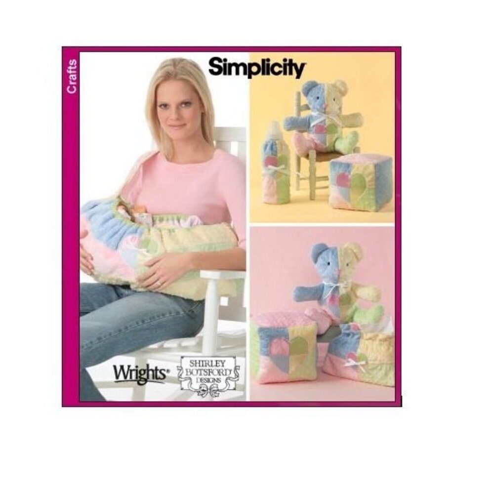 Simplicity 4075 Sewing Pattern‎ Baby Nursery Decor Shirley Botsford Design